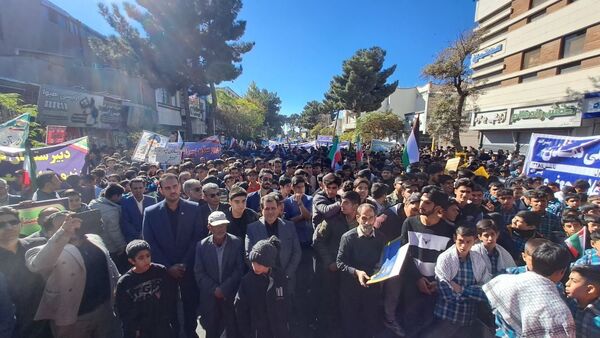 فریاد استقلال و آزادی در طنین ۱۳ آبان در تربت حیدریه