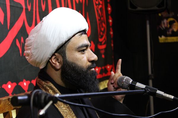 مراسم سوگواری شب هشتم محرم در هیئت انصار الحجه نیشابور 