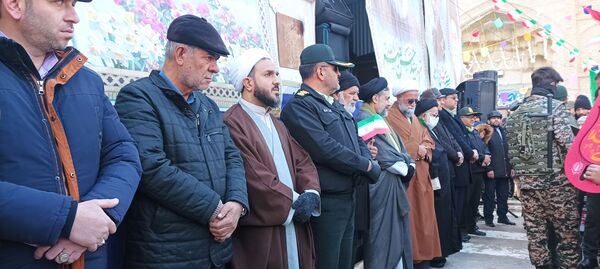 برگزاری راهپیمایی ۲۲ بهمن ماه در شهرستان نیشابور 