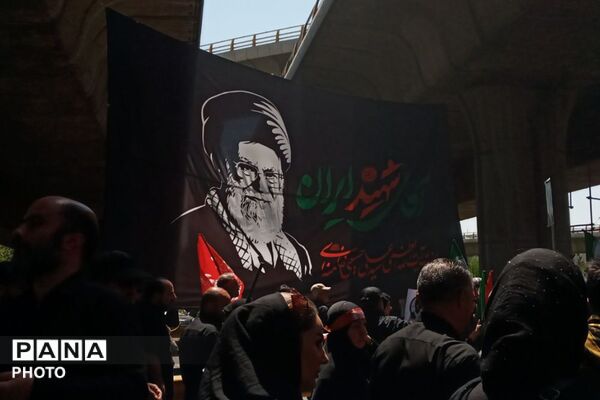 تهران از لنز دوربین خبرنگاران پانا شهرستان قدس در سوگ رهبر شهید انقلاب