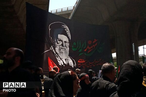 تهران از لنز دوربین خبرنگاران پانا شهرستان قدس در سوگ رهبر شهید انقلاب