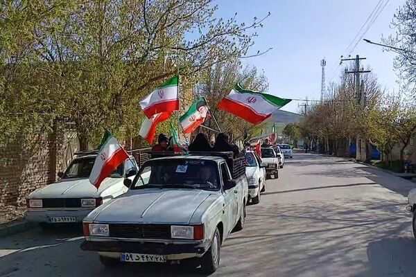رژه خودرویی همبستگی در قلقلرود 