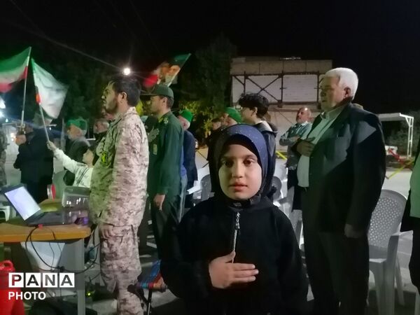 شکوه بصیرت  مردم ولایت مدار شهر بار برای دفاع از وطن 