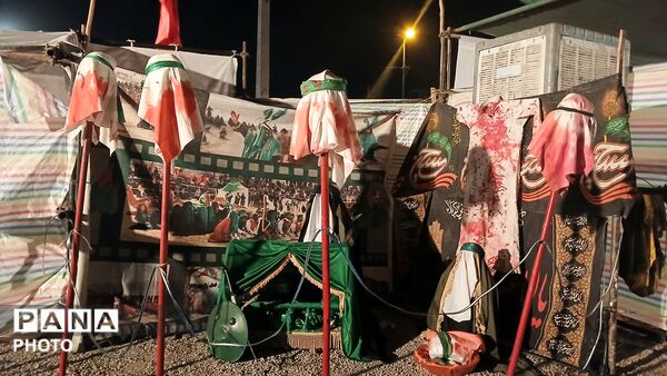 برگزاری برنامه‌های فرهنگی و هنری فرهنگیان ناحیه 2 خرم‌ آباد در موکب تعزیه اعظم لرستان