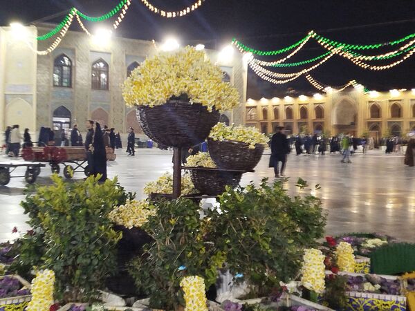 چراغانی دل‌ها در جوار بارگاه رضوی به مناسبت میلاد مولای متقیان  