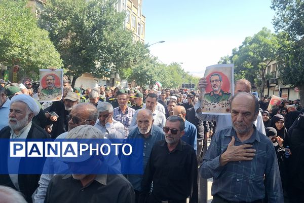 مراسم تشییع پیکر سردار شهید غلامحسین غیب پرور