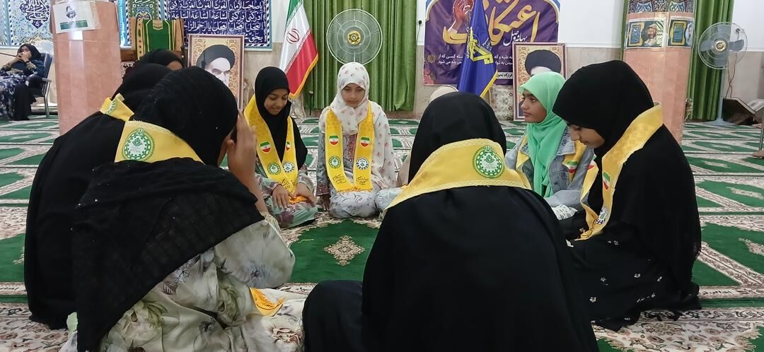 حضور پرشور پیشتازان سیریک در اعتکاف دانش‌آموزی