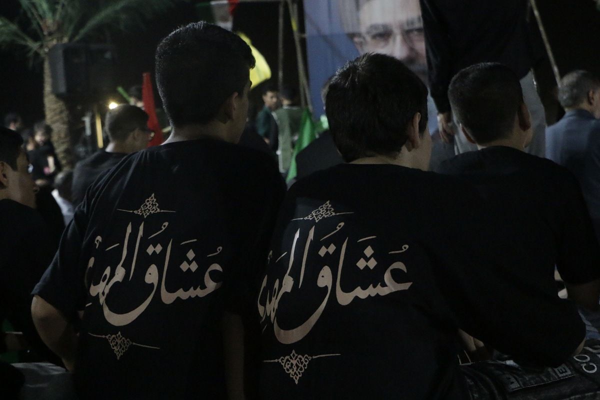 طوفان نوجوانان حسینی در خیابان‌های شهرستان ملارد