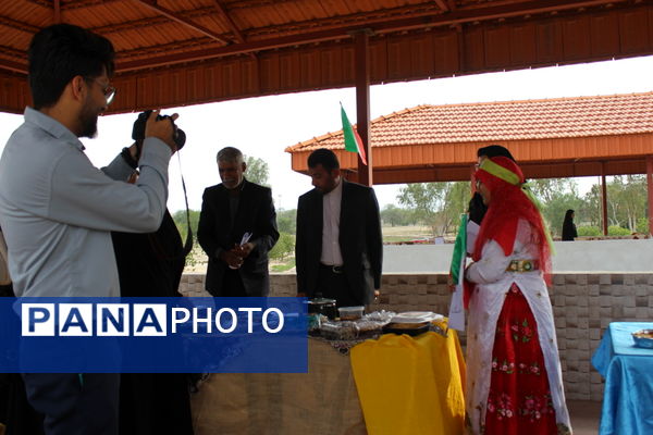 جشنواره غذا و صنایع دستی در اردوی تمشک دختران استان بوشهر