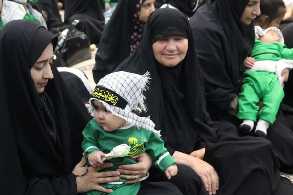 اجتماع بزرگ شیرخوارگان حسینی در حسینیه ثارالله یاسوج