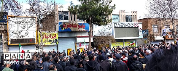  تجمع عظیم مردم نیشابور
