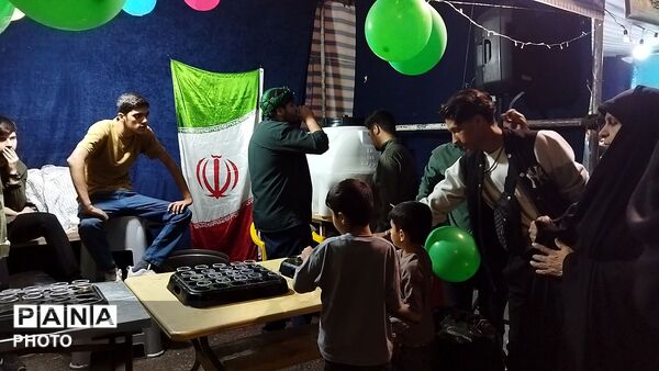 موکب بسیج دانشجویی دانشگاه فرهنگیان نیشابور در مهمانی کیلومتری  عید غدیر خم 