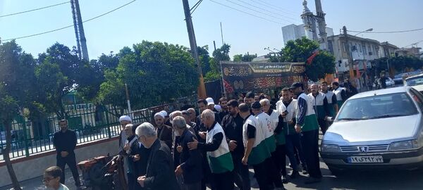 عزاداری شهادت ثامن‌الحجج(ع) در جویبار