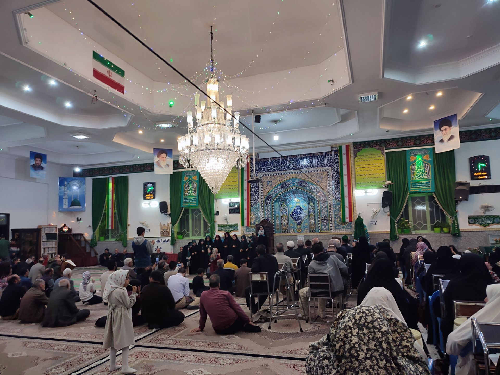 قاب پانا میزبان جشن ولادت امام زمان(عج) در مسجد خاتم پیامبران 