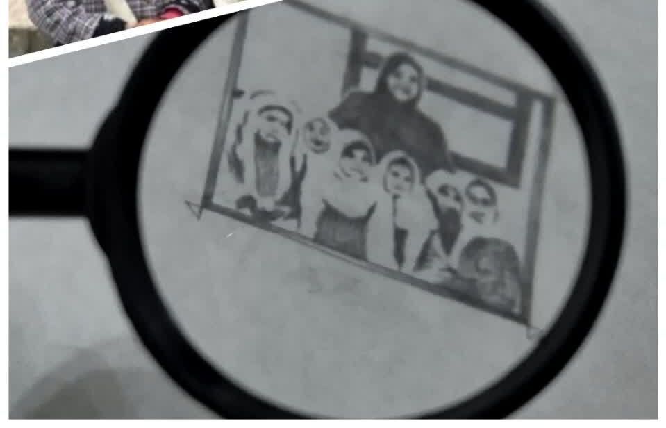 خلق کوچکترین نقاشی جنگ رمضان از چهارمحال بختیاری