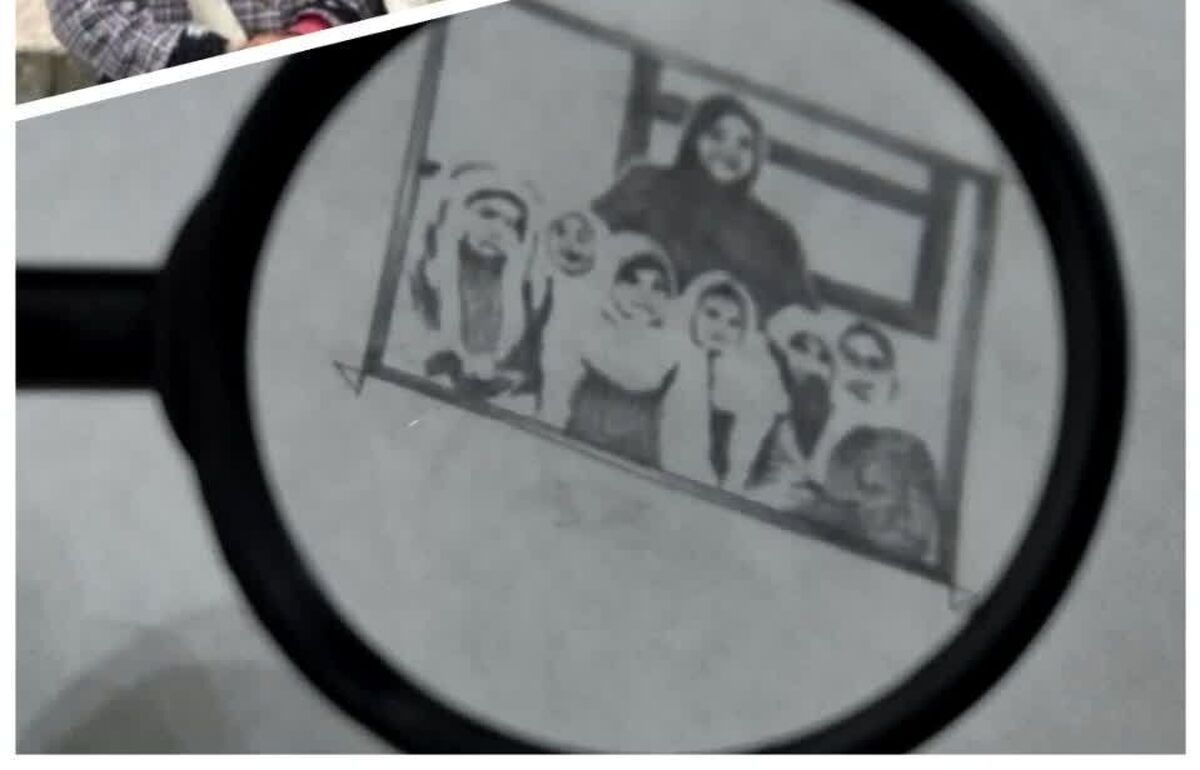 خلق کوچکترین نقاشی جنگ رمضان از چهارمحال بختیاری
