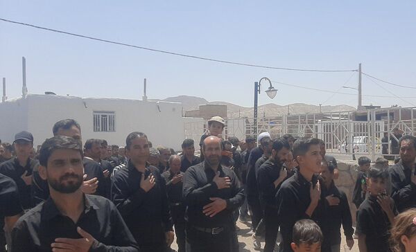 عزاداری روز عاشورای حسینی در روستای حسن آباد بلهر 