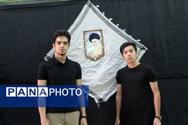 عزاداری ایام فاطمیه در دبیرستان علامه حلی شهرستان بم 