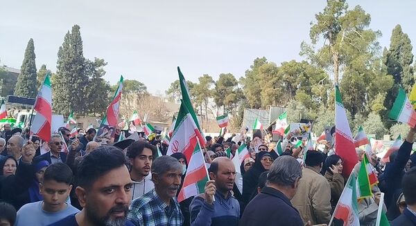 حضور پرشور مردم شیراز در چهل و هفتمین سالگرد پیروزی انقلاب اسلامی ایران 