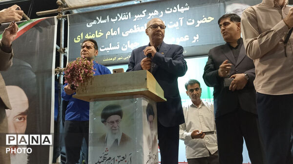 ایستادگی وحضور پرشور مردم شهرستان کوهدشت  درتجمعات شبانه