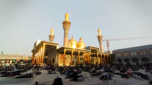 حال هوای حرم امام کاظم(ع) و امام جواد(ع) در اربعین