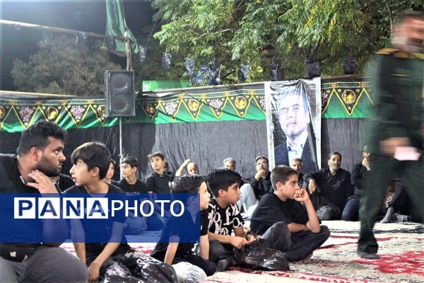مراسم عزاداری دهه اول ماه صفر در روستای مومن آباد قم