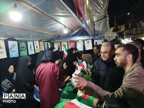 زنگ بیعت دانش‌آموزان علی آباد کتول