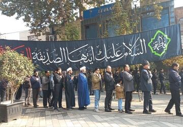 عزاداری ایام فاطمیه در شهرستان خوی