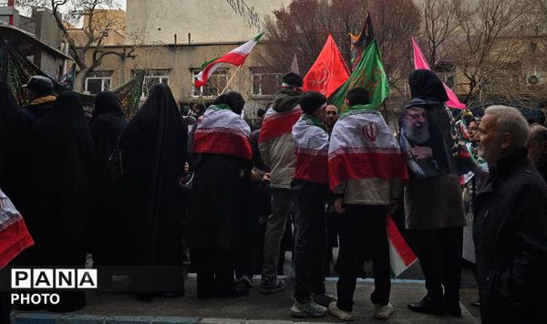 عزاداری خیابانی مردم تبریز 