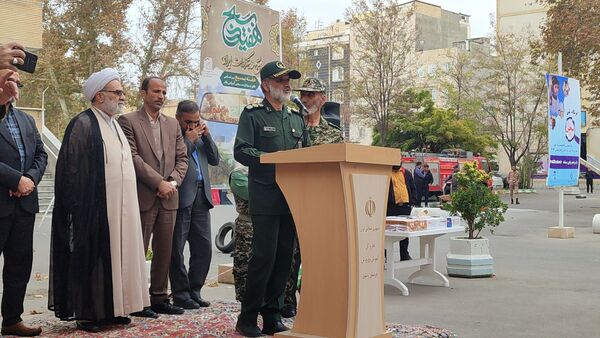 رزمایش گردان‌های بسیج فرهنگیان سپاه امام رضا (ع) در اداره‌کل آموزش و پرورش خراسان رضوی