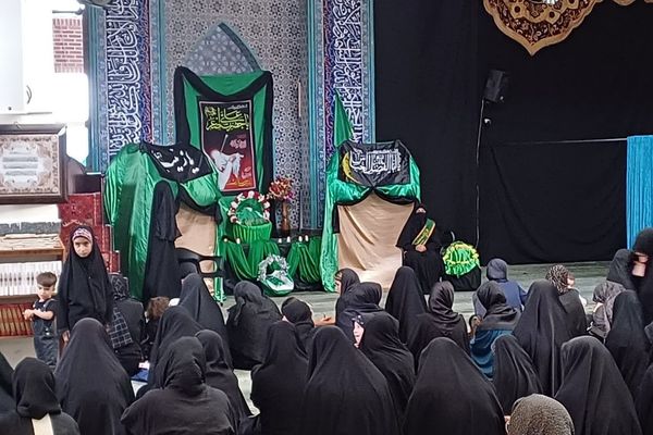 مراسم شیرخوارگان حسینی در منطقه پردیس 