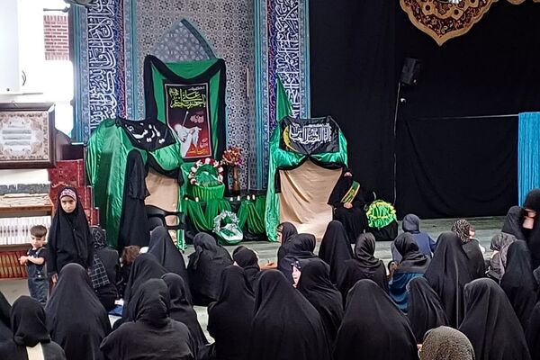 مراسم شیرخوارگان حسینی در منطقه پردیس 