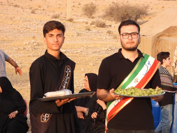 پیاده‌روی جاماندگان اربعین در فراشبند