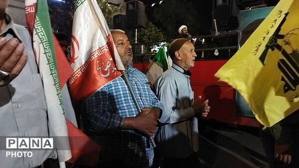 نود و نهمین شب از اجتماعات مردمی نیشابور 