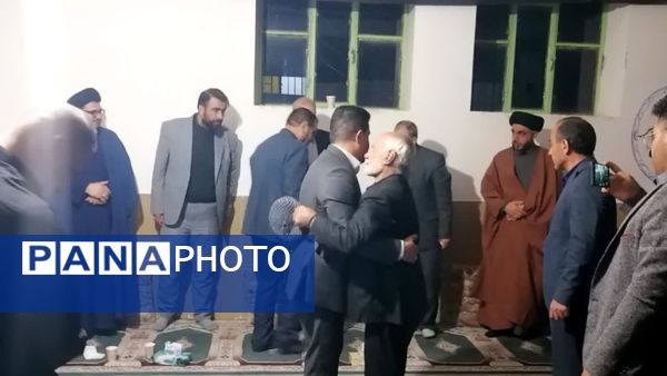 مراسم ترحیم دو قاضی خوشنام کهگیلویه و بویراحمد در دهستان کریک