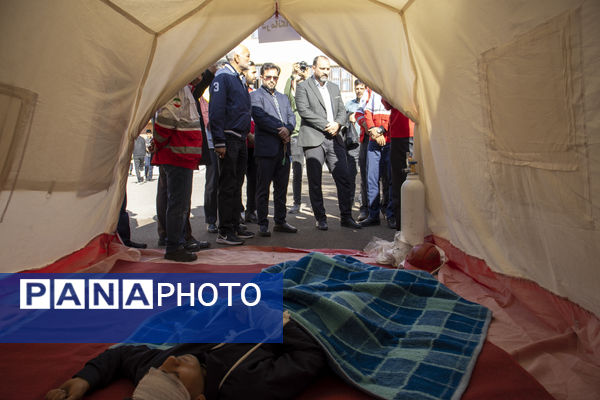 برگزاری مانور سراسری زلزله و ایمنی در مدارس شهرستان محلات 