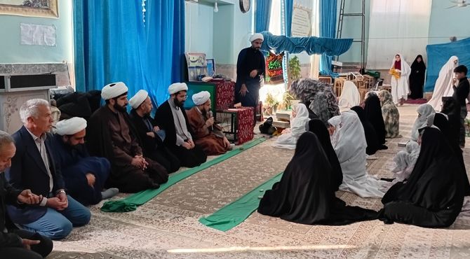 معتکفین مسجد جامع روستای نقاب علت حضور خود در اعتکاف را می گویند