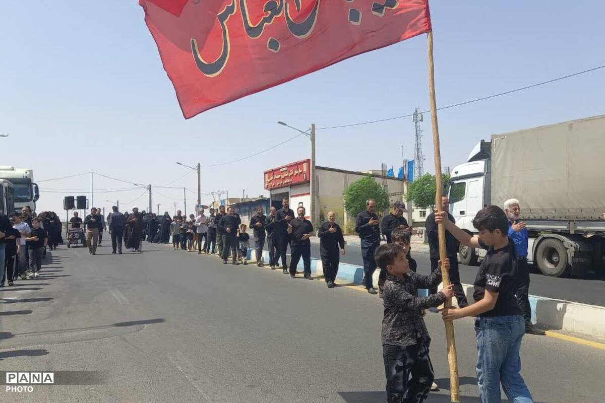 دسته عزاداری شهادت امام حسن عسکری(ع) در شهرک آبشناسان