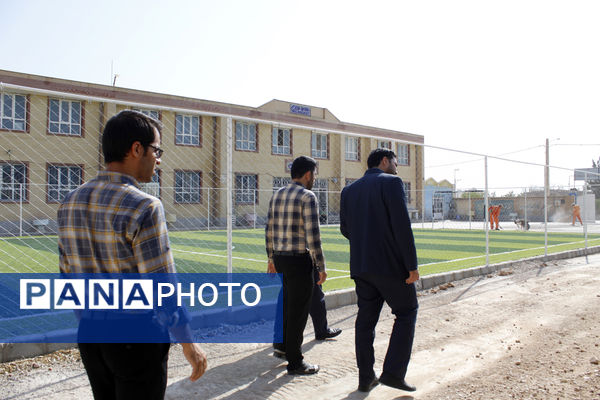 مانور بازگشایی مدارس در شهرستان گرمه 