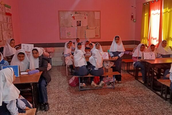 افتتاحیه طرح یاریگران زندگی در دبستان دخترانه شهید رستمی شهرقدس