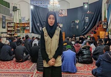مراسم شانزدهمین روز شهادت قائد امت در شهر بار نیشابور