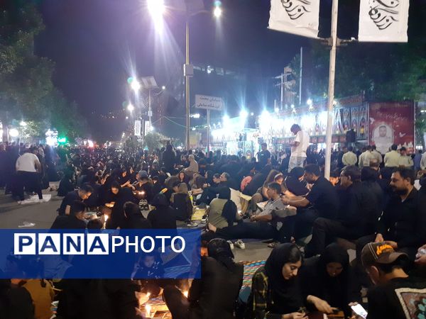 شمع‌های ماتم شام غریبان در لرستان