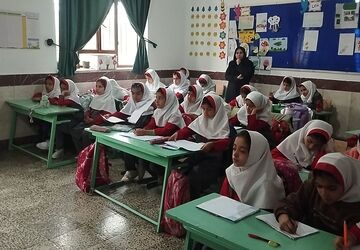طرح کالک نویسی کانون یاران در مدرسه پیامبر اعظم آشخانه