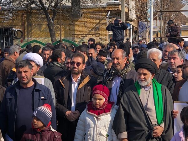 حماسه‌آفرینی دیگر از مردم منطقه رضویه در راهپیمایی 22بهمن