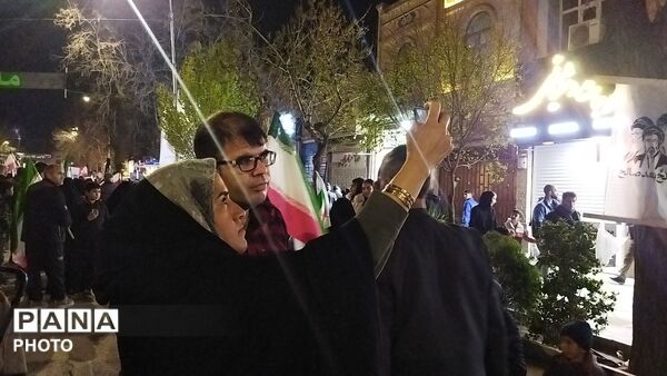 حضور گسترده و پرشور مردم انقلابی نیشابور در خونخواهی شهادت رهبر شهید