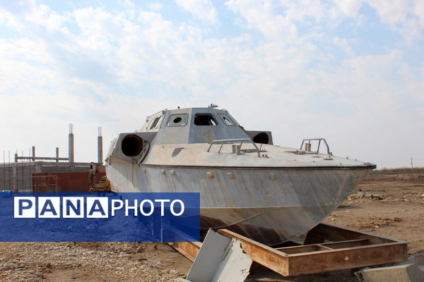 بازدید کاروان راهیان نور خراسان شمالی از یادمان اروند رود 