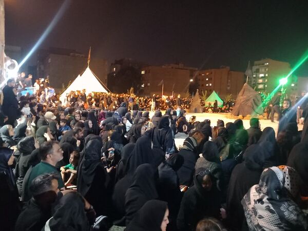 مراسم شام غریبان درناحیه 6 مشهد