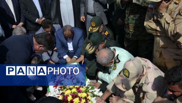 تشییع پیکر پاک شهید مدافع وطن احسان فرخیانی در یاسوج