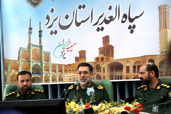 نشست خبری فرمانده سپاه الغدیر یزد