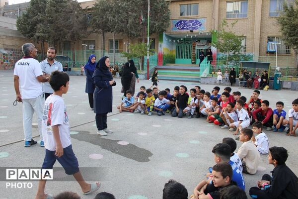 برگزاری جشنواره «میدان پویا» در دبستان مهدی موعود روستای باغکمش پردیس